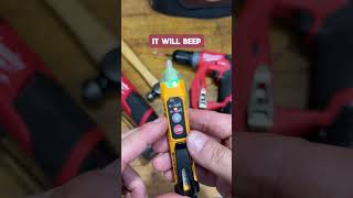 How To Use A Non Contact Voltage Tester shorts construction diy electrical [upl. by Saddler]