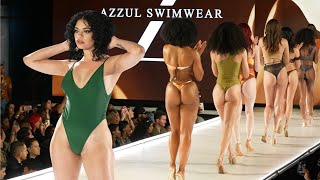 Azzul Swimwear Full Show In Slow Motion  New York Fashion Week [upl. by Airlia176]