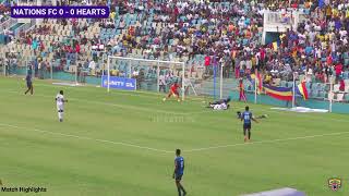 Match Highlights Nations FC vs Hearts [upl. by Anot]