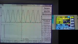 GW Instek GDS800 Max amplitude error in Blackman Hanning and Flattop windows [upl. by Berni]