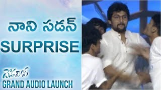 Natural Star Nani Dynamic Entry Devadas Audio Launch [upl. by Melisent]