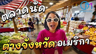 ตลาดนัดต่างจังหวัดในอเมริกา ขายอะไรแบบด้วยหรอ มอสลา  Hmongtown Market MN USA [upl. by Ellenyl]