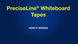 PreciseLine® Whiteboard Tapes [upl. by Afesoj]