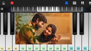 Hey Minnale  EASY and SLOW Piano Tutorial  Amaran [upl. by Banna]