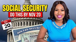 SOCIAL SECURITY INCREASE DO THIS BY NOV 20  OVERPAYMENT SSI SOCIAL SECURITY FAIRNESS ACT amp COLA [upl. by Leena]