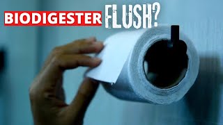 Can I Flush Toilet Paper Into The Biodigester Toilet [upl. by Farlee]