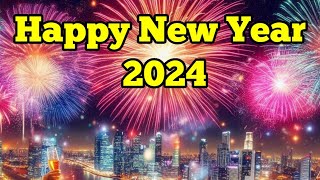 Happy New Year 2024 greetings  New Year wishes 2024 [upl. by Aisatsan]