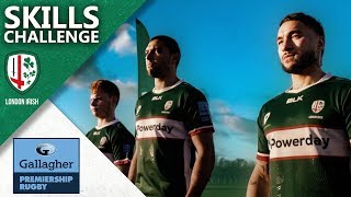 London Irish Take On The Rugby Skills Challenge  Gallagher Premiership Rugby 2020 [upl. by Alberta574]