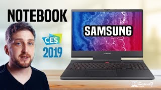 Notebook Samsung 2019 Novidades e lançamentos da Feira CES para este ano [upl. by Hoehne870]