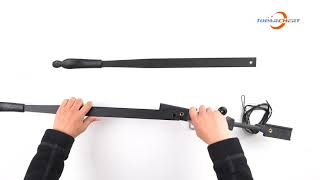 57quot Archery Ambidextrous Takedown Recurve Bow for Beginner Teenagers Practice 2040lbs [upl. by Yornek]