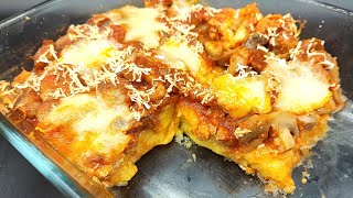 polenta salsiccia e funghi al forno [upl. by Yemar7]