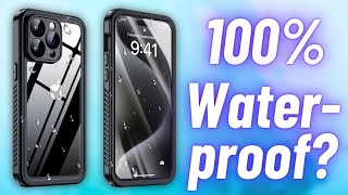 Humixx WATERPROOF iPhone 15 Pro and iPhone 15 Pro MAX Cases 🌊 PLUS Water Test [upl. by Gwendolin724]