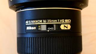 Nikon AFS 1635 f4 G ED focus speed [upl. by Ingaberg]