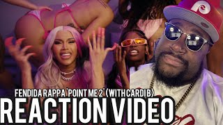 FendiDa Rappa Point Me 2 with Cardi B Official Video REACTION [upl. by Gnuj]