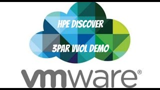 VVOLs Demo  HPE Discover [upl. by Inness]