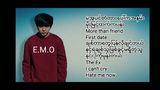 EMO တေးသီချင်းကောင်းများ [upl. by Assirhc]