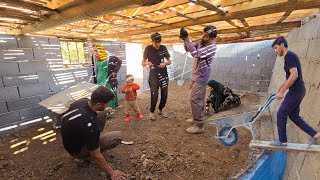 🛻Family Collaboration Installing a Pallet Roof on the Stable🛖 [upl. by Samid384]