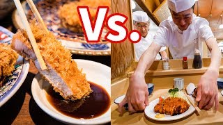 Best Japanese Tonkatsu  GOLDEN BOAR Gourmet Vs OldStyle Food in Tokyo Japan [upl. by Rutledge]