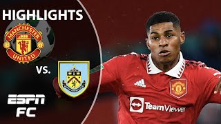 Manchester United vs Burnley  Carabao Cup Highlights  ESPN FC [upl. by Eddie]