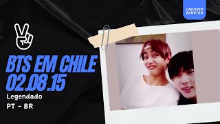 LEGENDADO PTBR BTS em Chile  020815 [upl. by Annailuj]