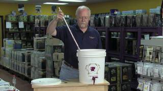 Winemaking Lesson 12  Starting the primary fermentation [upl. by Ymiaj]