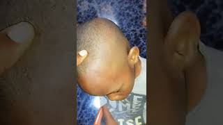 diy  how to barb your childrens hair at home barbing children haircut [upl. by Uund]