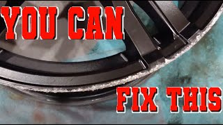 HOW TO FIX CURB RASH  Scratches on rim [upl. by Reuven]