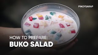 BUKO SALAD HOW TO PREPARE 2021 [upl. by Eeloj354]