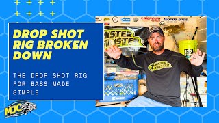 The Drop Shot Rig Breakdown  Bass Fishing Setup [upl. by Laehctim]