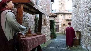 UMBRIA loriginale presepe di CORCIANO  The medieval village  HD [upl. by Erelia310]