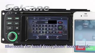 2002 2003 20042007 Jeep Liberty Stereo Upgrade to Aftermarket Car Bluetooth In Dash DVD Player [upl. by Oirasor]