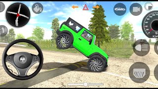 Dollar song sidhu musewala real Indian new model red thar offroad village driving gameplayvideo🚘 [upl. by Netsrak]