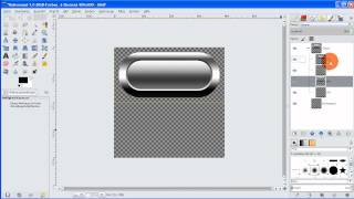 Tut 29  Gimp 280 Einfach einen metallischen Button mit Veränderungsmöglichkeit erstellen [upl. by Lahey142]