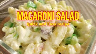 GAWIN ITO SA INYONG MACARONI SALADQUICK amp EASY RECIPEMACARONI SALADMAYANS VLOG [upl. by Krusche504]