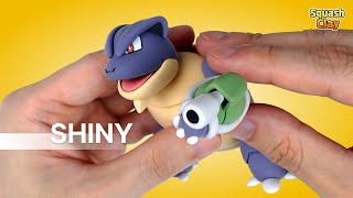 Shiny Mega Blastoise Pokémon Clay Art [upl. by Farah]