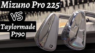 Mizuno Pro 225 vs Taylormade P790  Review amp Performance Test  Head 2 Head Comparison [upl. by Enirehtacyram]