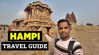 Hampi Tourist Places  Hampi Travel Guide  Hampi Vlog  Hampi Tourism  Hampi Hotels Temples [upl. by Ecniv]