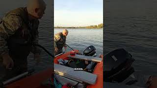 новосибирск лодка fishing рыбалка прикол юмор обь щука [upl. by Irolav]