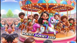 Horsey Horsey Dont You Stop  Sing Along with Lyrics  Classic Nursery Rhyme for Kids [upl. by Gweneth]