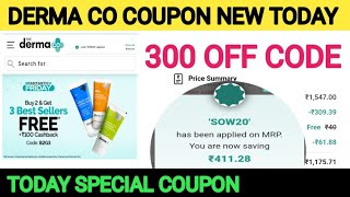 derma co coupon new today  the derma co discount  300 off code [upl. by Stormie]