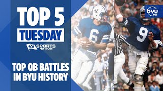 Top QB Battles in BYU History Top 5 Tuesday [upl. by Rodina]