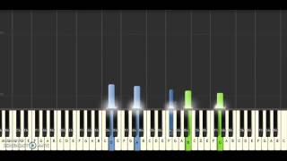 Last Leaf Falls  Synthesia  Piano  Midi [upl. by Trebmer]