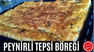 Peynirli Tepsi BöreğiHazır Yufkadan Börek Tarifleri [upl. by Ver]