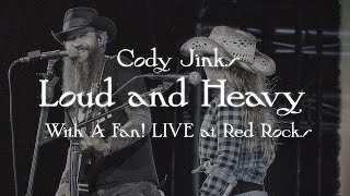 Cody Jinks Sings Loud and Heavy With a Fan at Red Rocks [upl. by Lemraj]