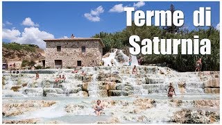 Италия Тоскана термы Сатурнии  Italy Toskana Terme di Saturnia [upl. by Hoagland]