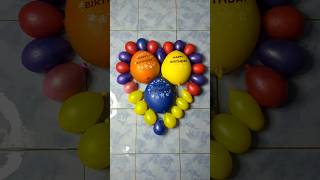 Colourful Balloon Love Satisfying Popping Reverse। Balloon Pop Reverse। shorts satisfying asmr [upl. by Ellehciram106]