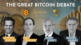 🔴 LIVE Bitcoin vs Gold Debate Scaramucci amp Voorhees vs Roubini amp Schiff [upl. by Aronson]