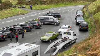 Rover SD1 Police car 3500 V8 Filming in the Mach Loop in Wales [upl. by Aryc]