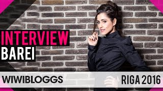 Barei Spain  Eurovision PreParty Riga 2016 Interview  wiwibloggs [upl. by Basia725]