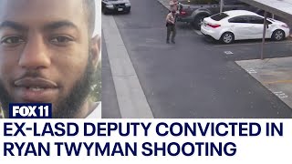 ExLA County deputy convicted in deadly shooting of Ryan Twyman [upl. by Terej289]